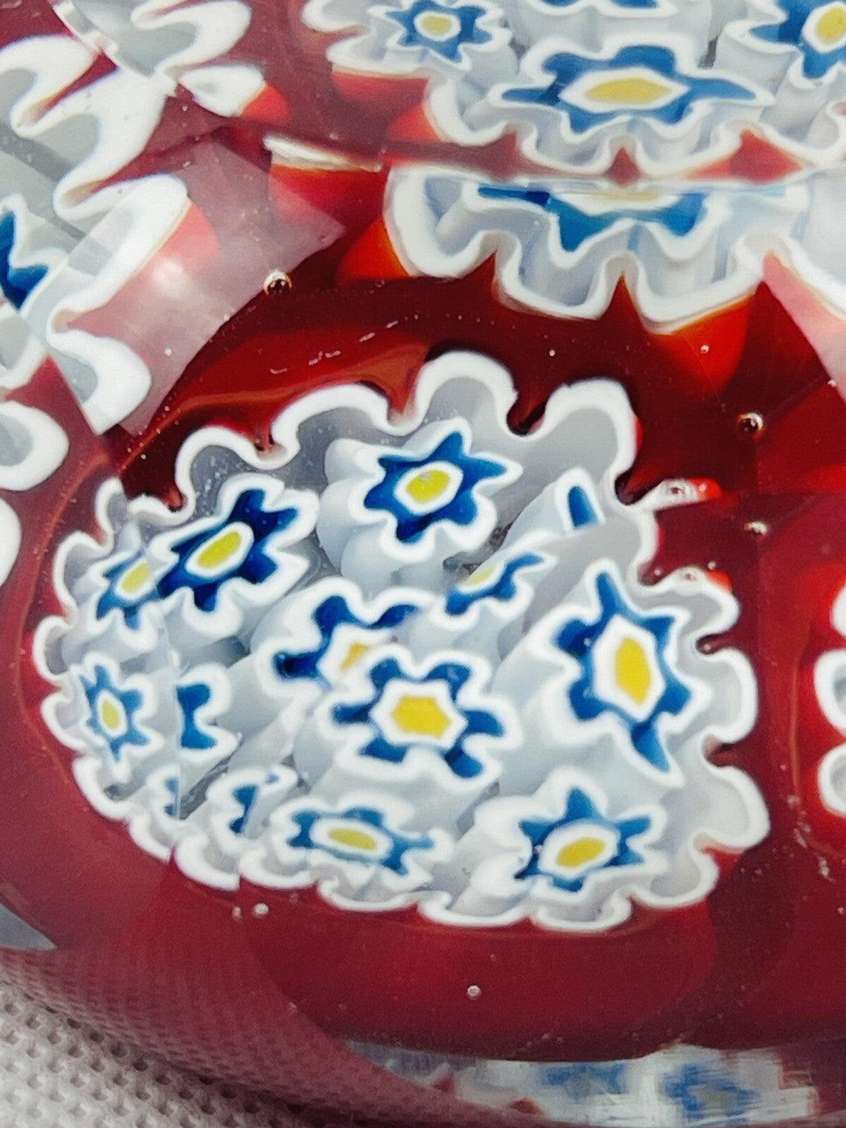 Presse papier - sulfure - Murano  overlay n°28