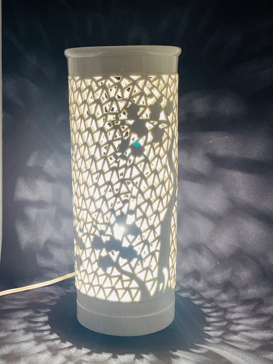 Lampe en porcelaine Blanc de Chine