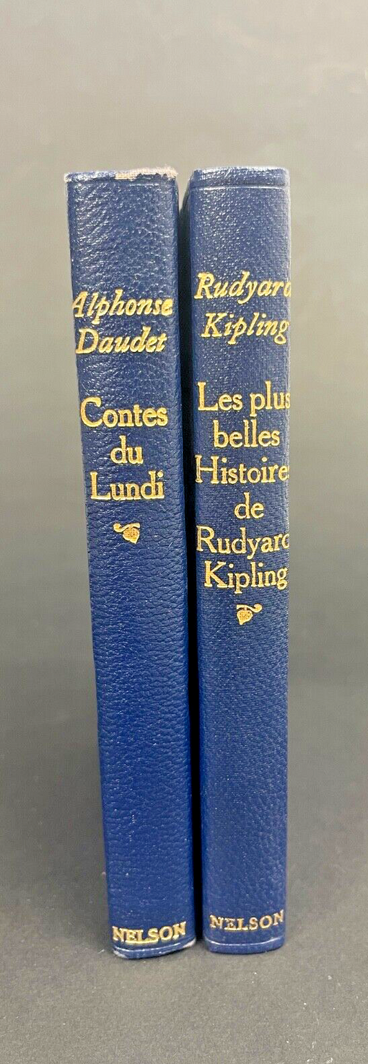 2 Petits Livres Des éditions Nelson, A. Daudet Et R. Kipling