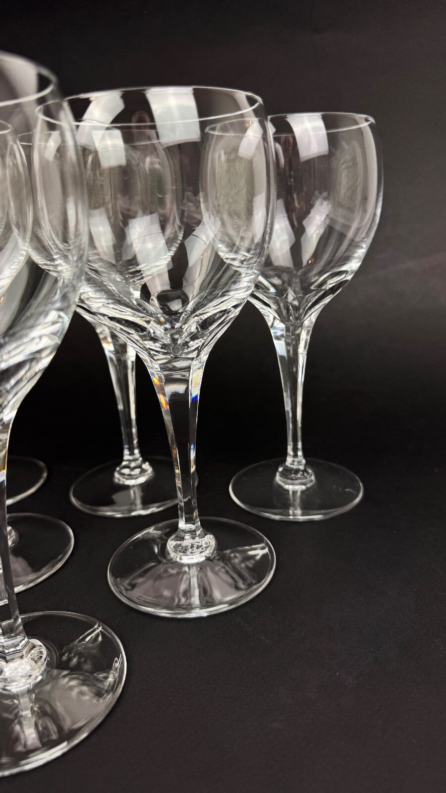 Lalique suite de 6 verres à eau modèle Tuileries