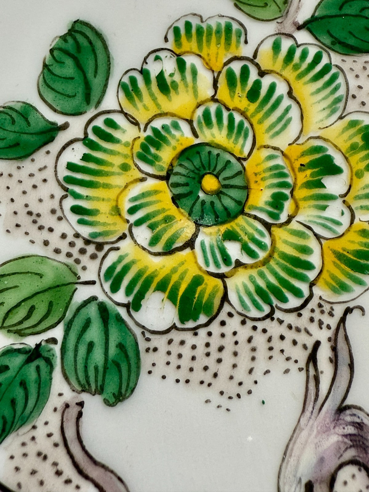 Grande assiette en porcelaine de Limoges Henri Creance