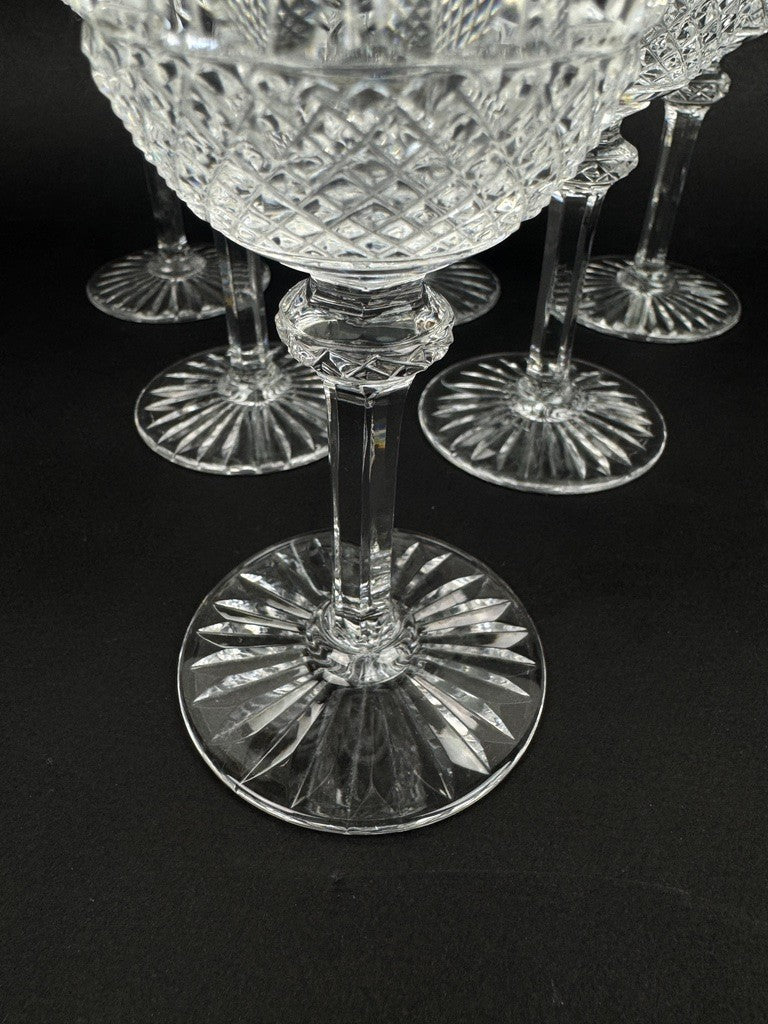 saint-Louis, modèle Tommy, suite de 6 verres à vin blanc, taille 4