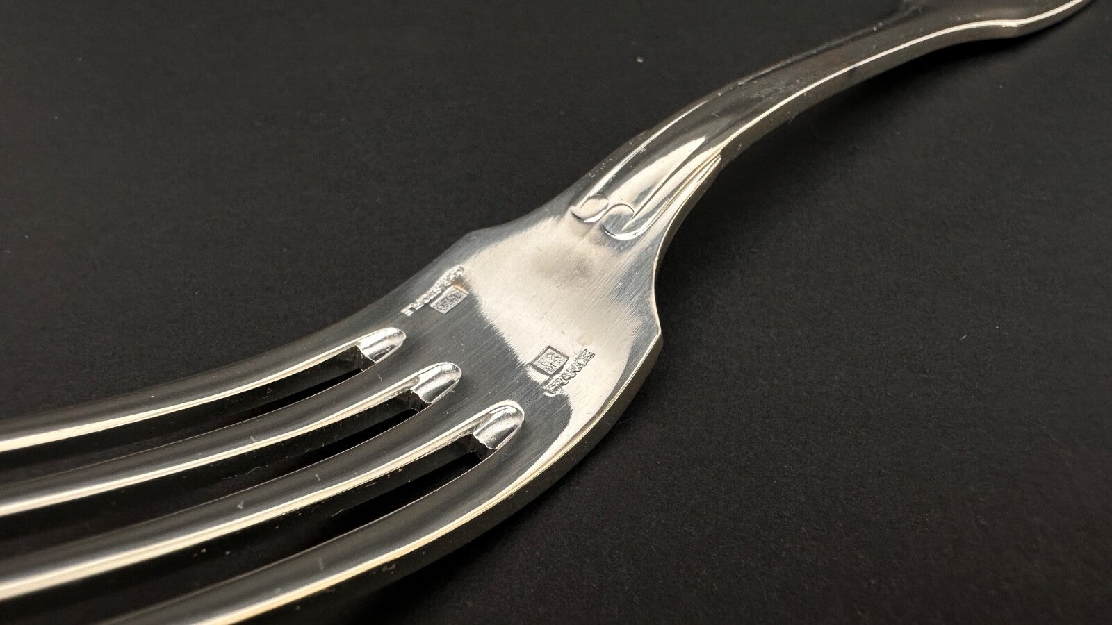 Christofle,  fourchette,  modèle Vendôme, Paris. Neuve.