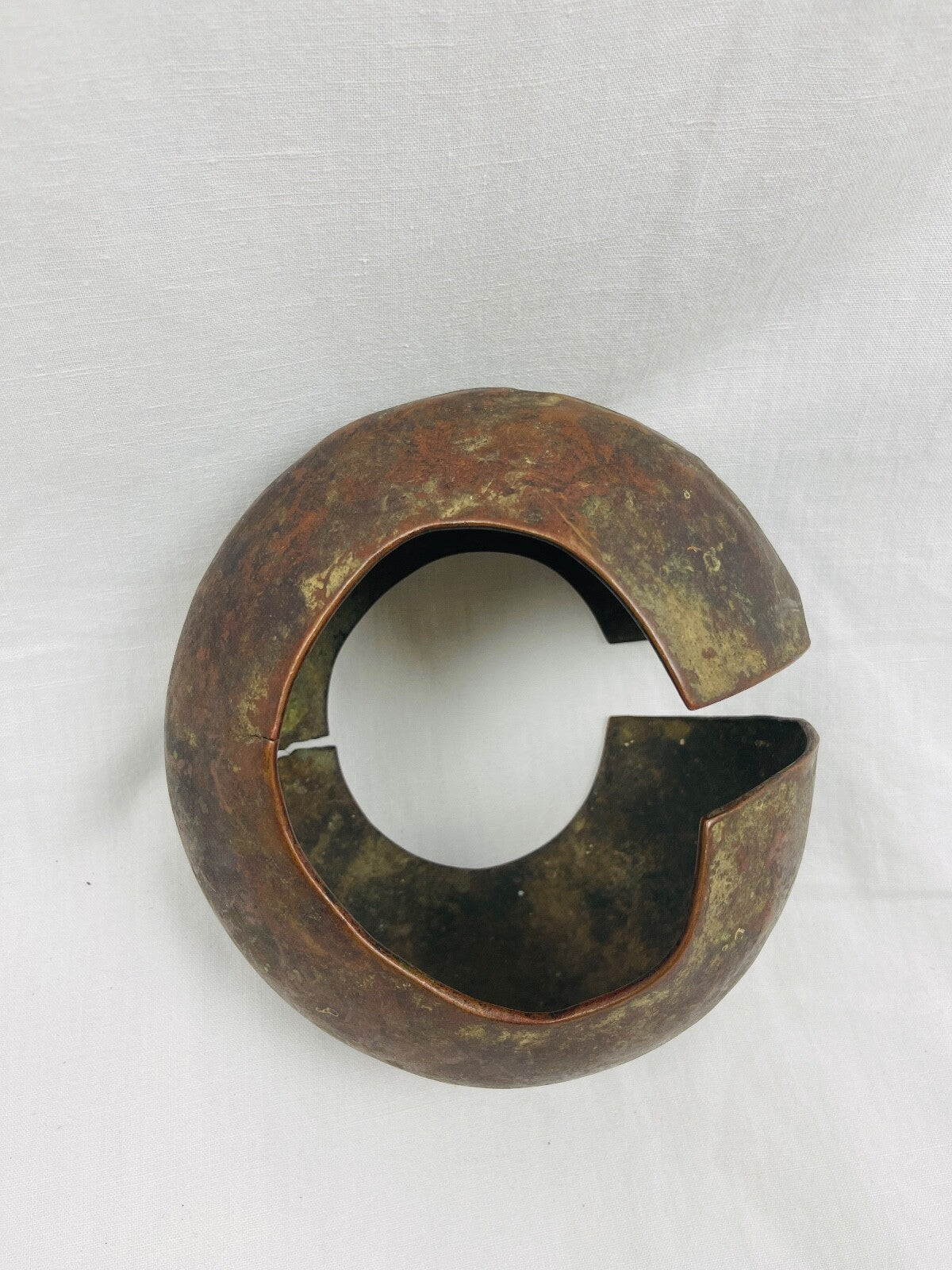 Bracelet monnaie en cuivre Mbole Jonga Congo Afrique