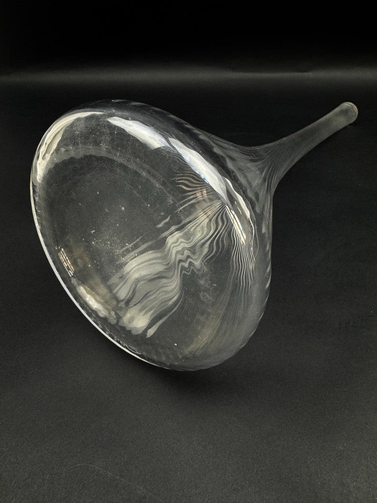 Vase Daum Nancy en cristal clair, XXe siècle