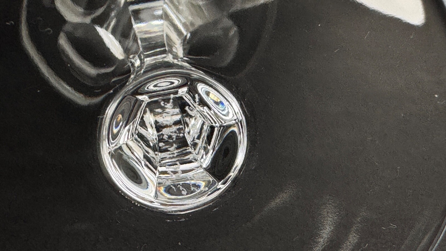 Lalique suite de 6 verres à eau modèle Tuileries