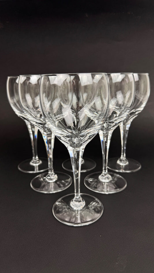 Lalique suite de 6 verres à eau modèle Tuileries