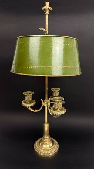 Lampe bouillotte en bronze XIXème
