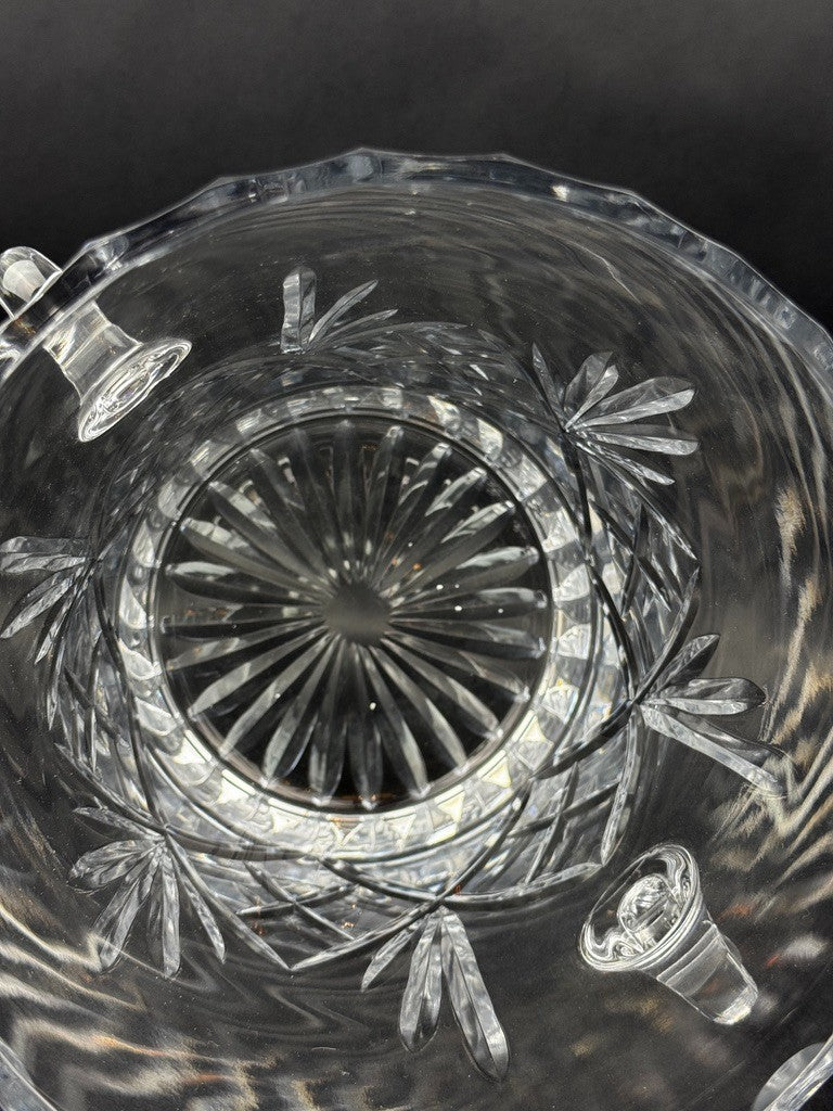 Cristal de Lorraine, très joli seau à champagne en cristal taillé