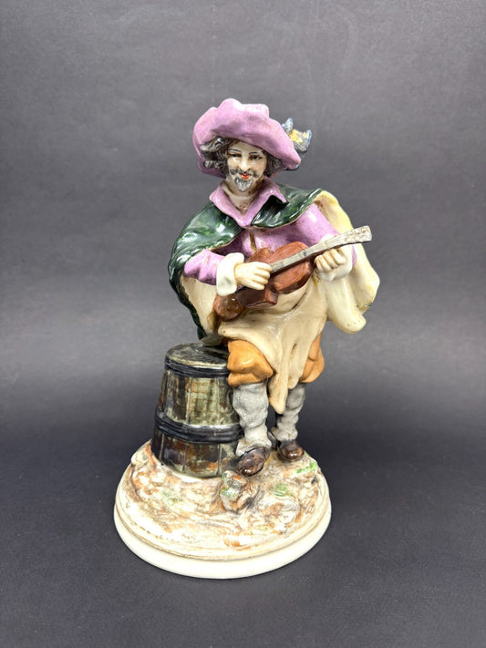 Musicien en porcelaine Capodimonte