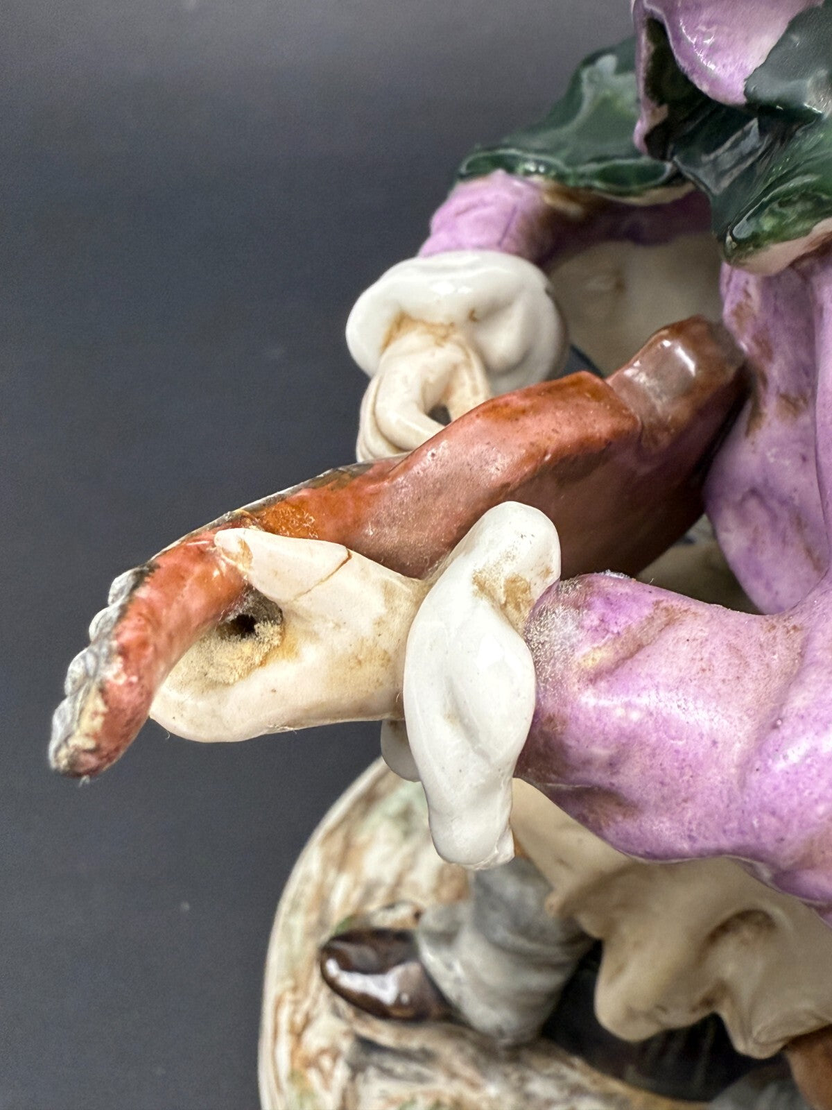 Musicien en porcelaine Capodimonte
