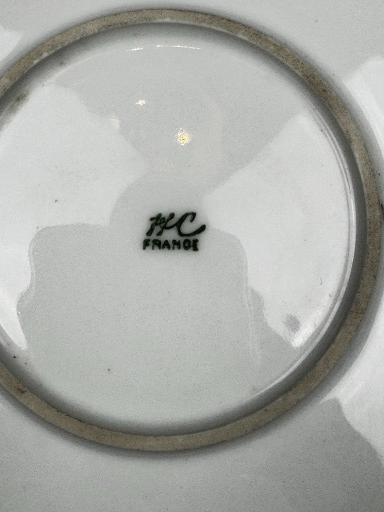 Plat en porcelaine de Limoges, Henri Creange