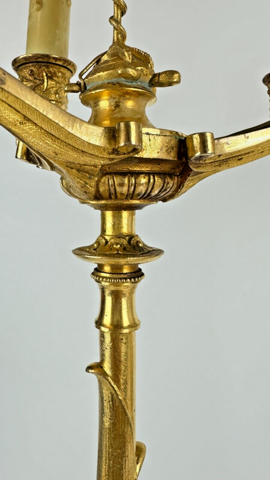 Louis Ferdinand Barbadienne (attribué à) - Paire de candélabres à la cigogne