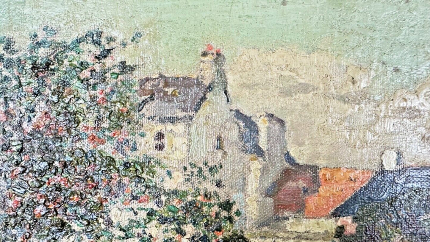 "Le village" - Georges Guillaume ROGER (1867-1943)