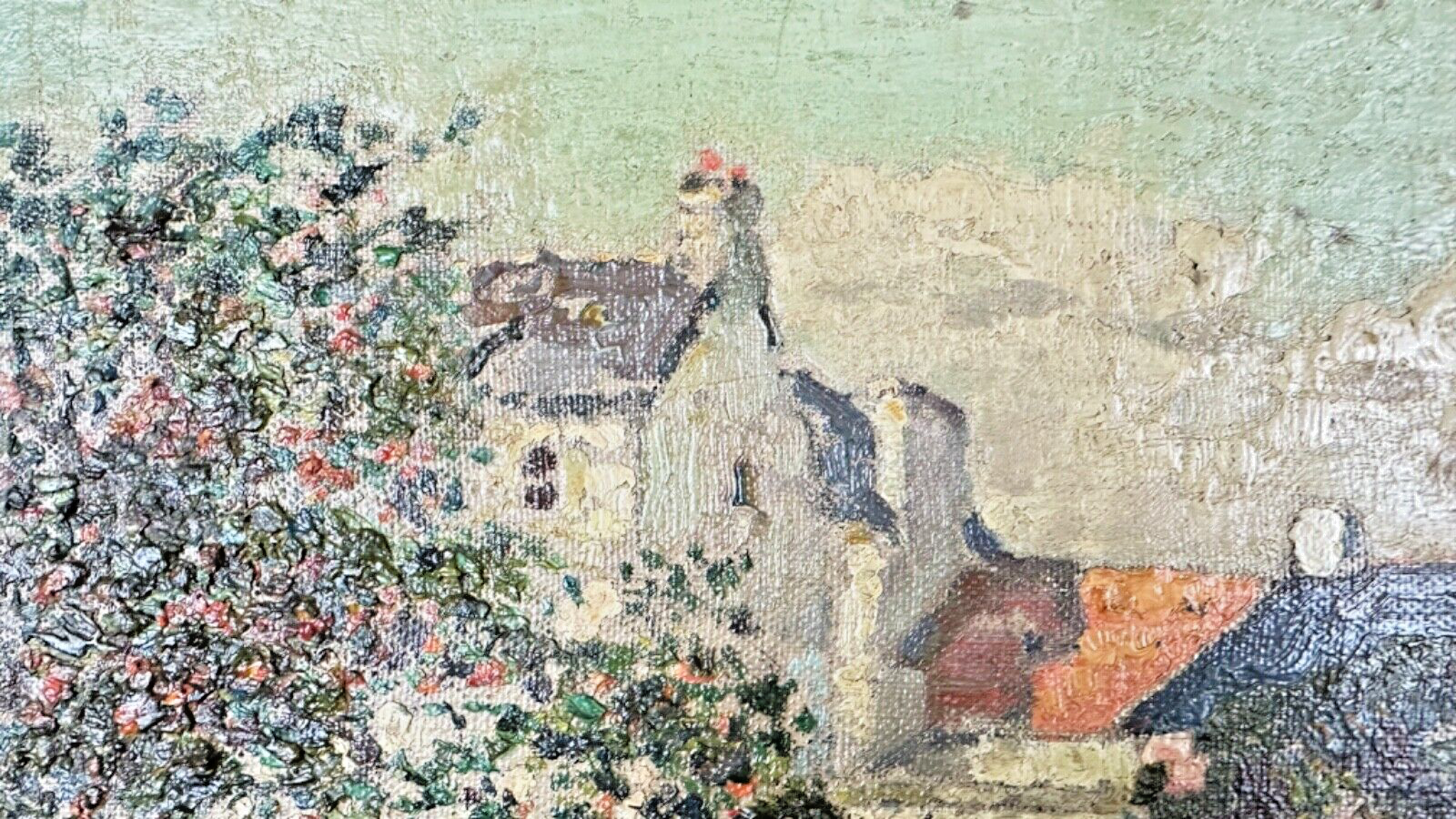 "Le village" - Georges Guillaume ROGER (1867-1943)