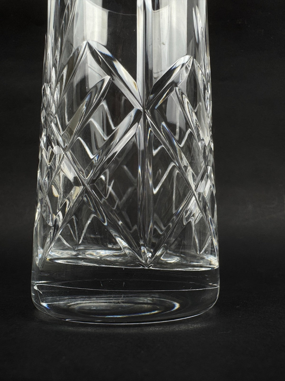 8 verres à orangeade – cristal d’Écosse taillé