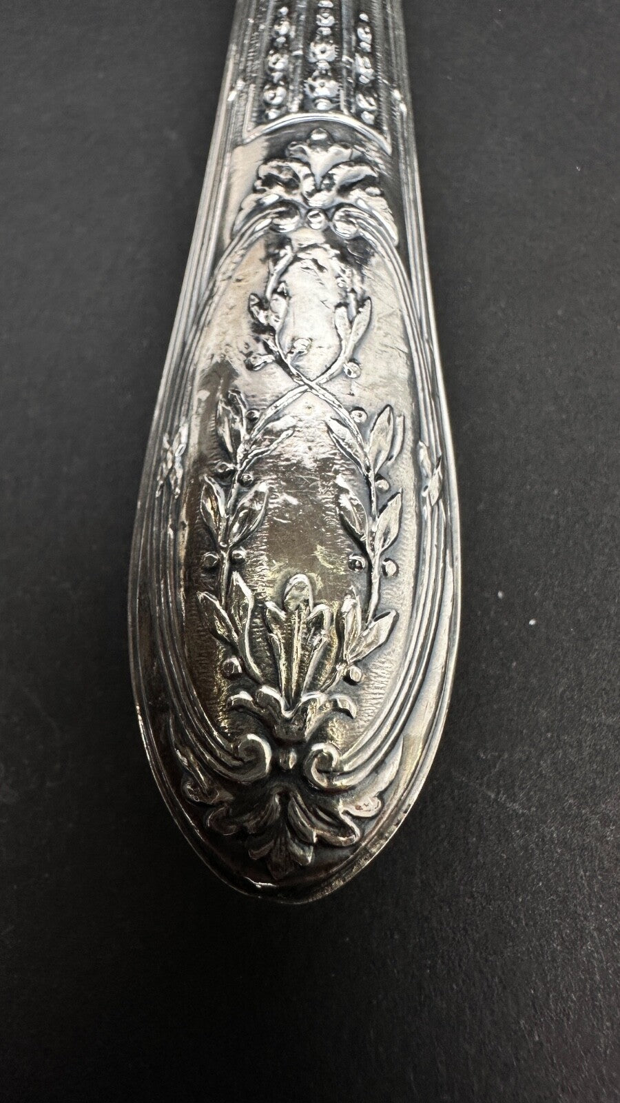 Couteau à Gâteaux, à Glace Et Pelle à Fruits En Argent, Couverts à Dessert