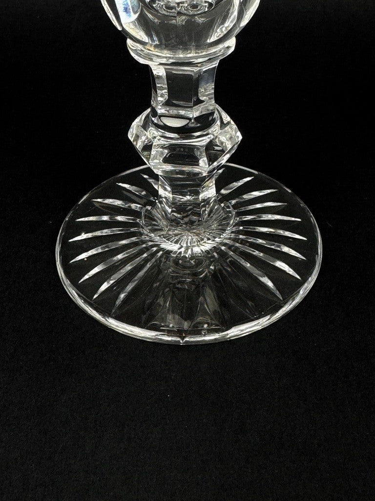 6 flûtes à champagne en cristal Saint Louis – modèle Trianon – 18 cm