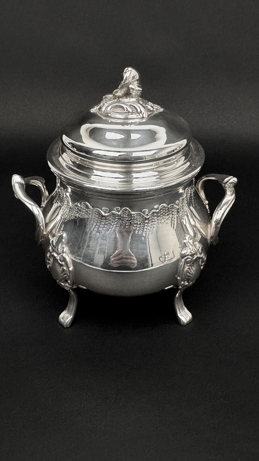 Service Thé-café En Métal Argenté Style Louis XV, 4 Pièces NEUF