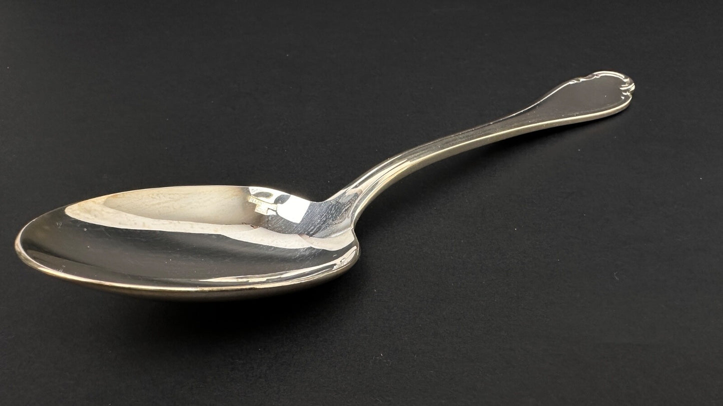 Christofle,  cuillère à soupe,  modèle Pompadour, Paris. Neuve.