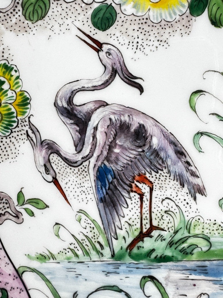 Plat en porcelaine de Limoges, Henri Creange