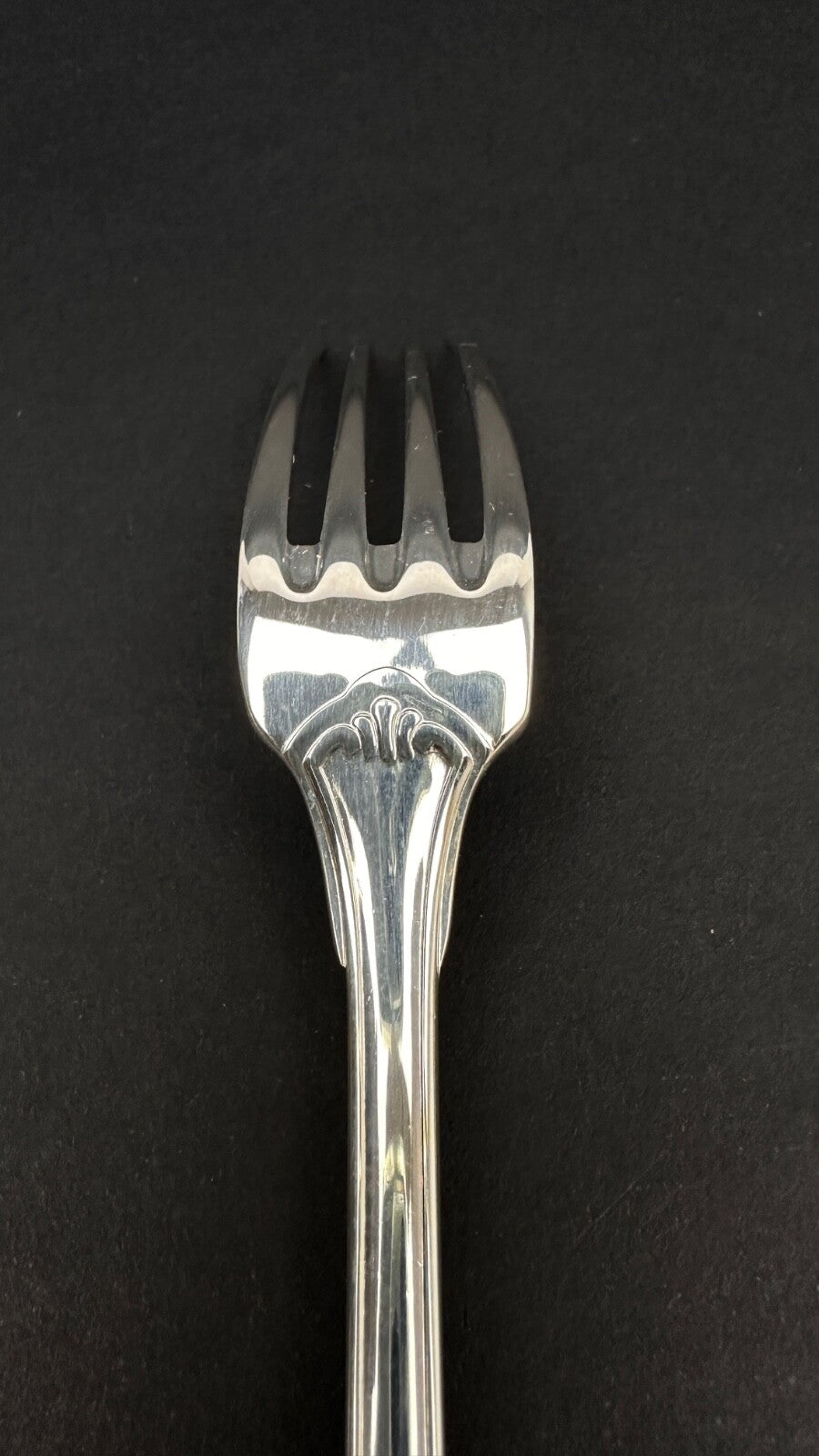 Christofle, fourchette à entremets,  modèle Vendôme, Paris. Neuve.