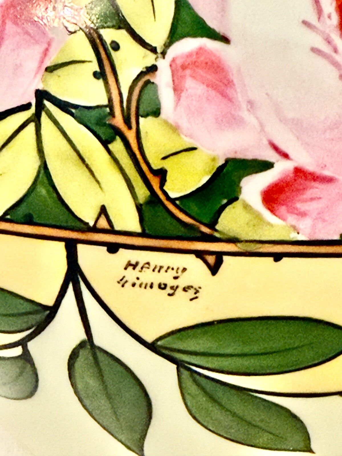 Vase en porcelaine de Limoges T & V - Tressemann & Vogt - Maury Limoges