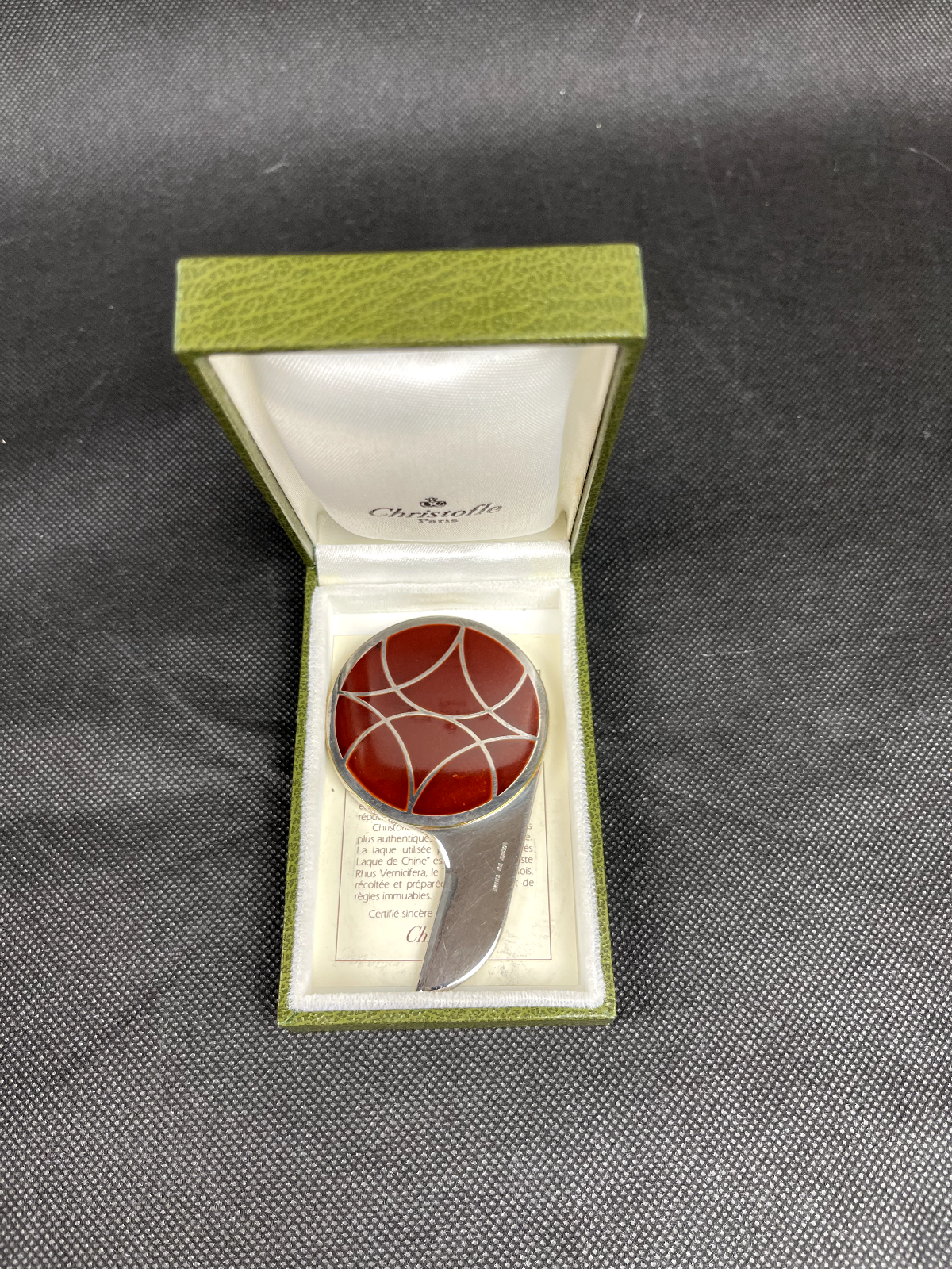 Christofle ouvre lettre, coupe papier modèle Talisman