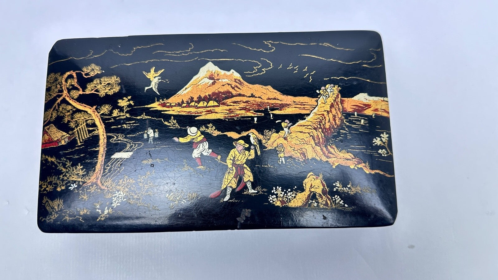 Boîte, Coffret En Carton Bouilli Napoléon III