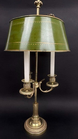 Lampe bouillotte en bronze XIXème