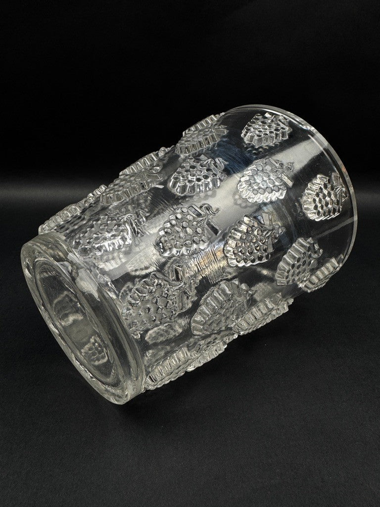 Vase René Lalique modèle "Malaga", verre moulé pressé, vers 1937