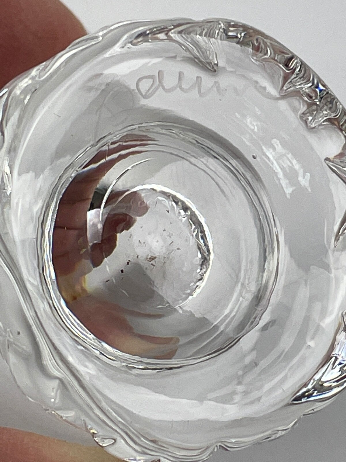 Verre à vin blanc en cristal  Daum modèle kim 