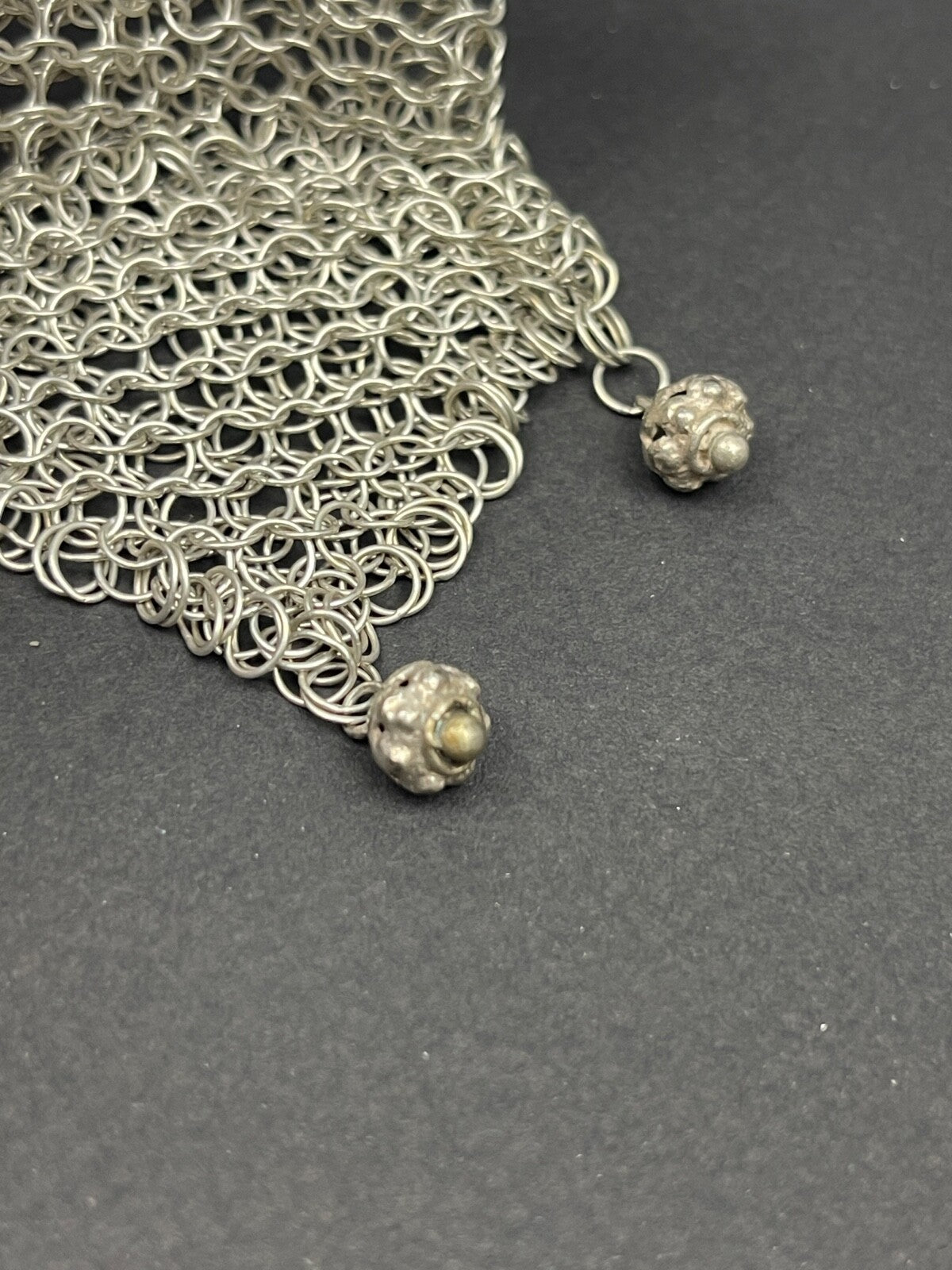 Ancienne  bourse, aumônière en argent massif n°7