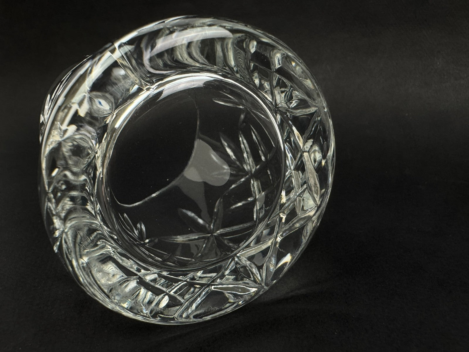 3 verres à whisky – cristal taillé d’Écosse