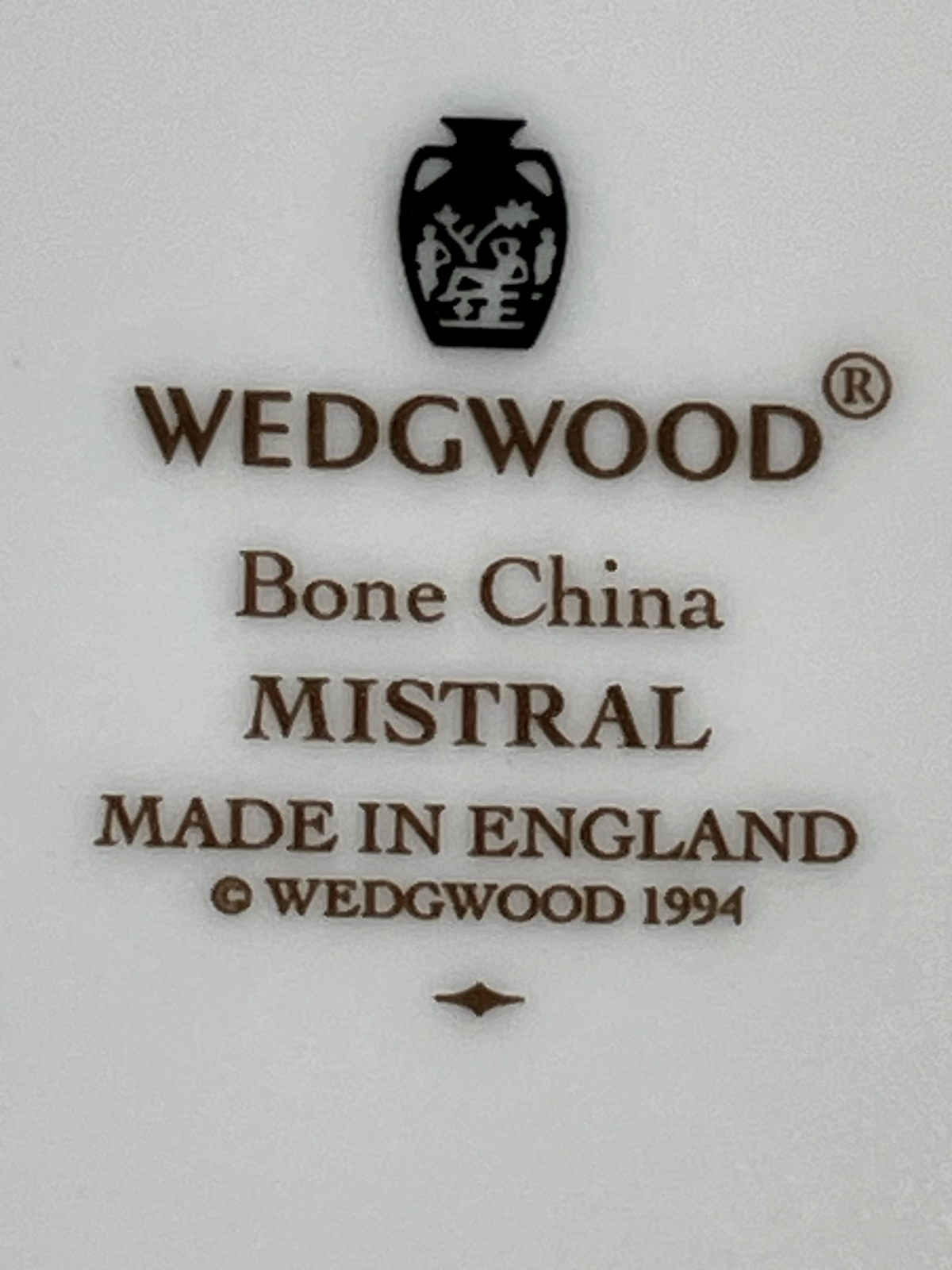 Tasse à café Wedgwood, modèle Mistral
