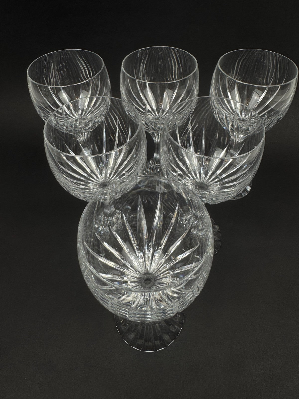 Série de 6 verres à eau 17,5 cm Masséna de Baccarat état neuf !
