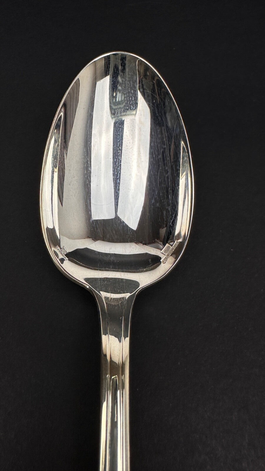 Christofle,  cuillère à soupe,  modèle Pompadour, Paris. Neuve.