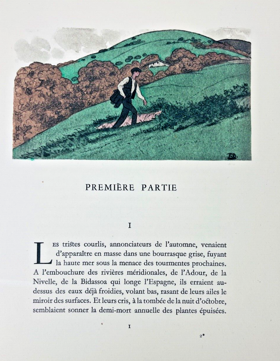 Pierre Loti Ramuntcho Illustrations De Pierre Brissaud Calmann-Lévy 1937