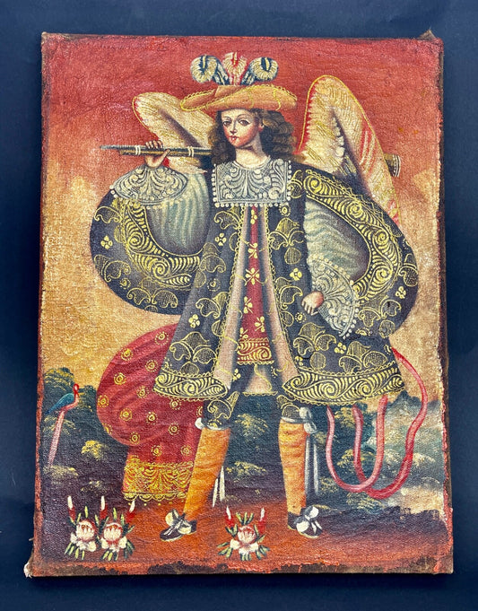 Ecole De Cusco, Mexique, Ange Arquebusier