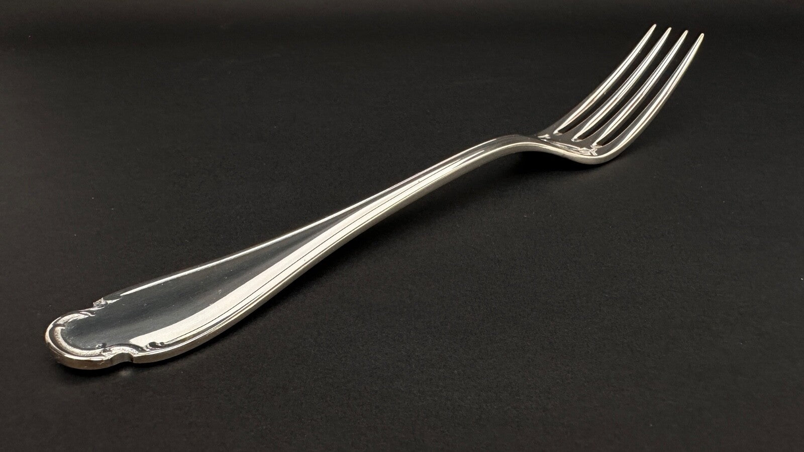 Christofle,  fourchette,  modèle Pompadour, Paris. Neuve.