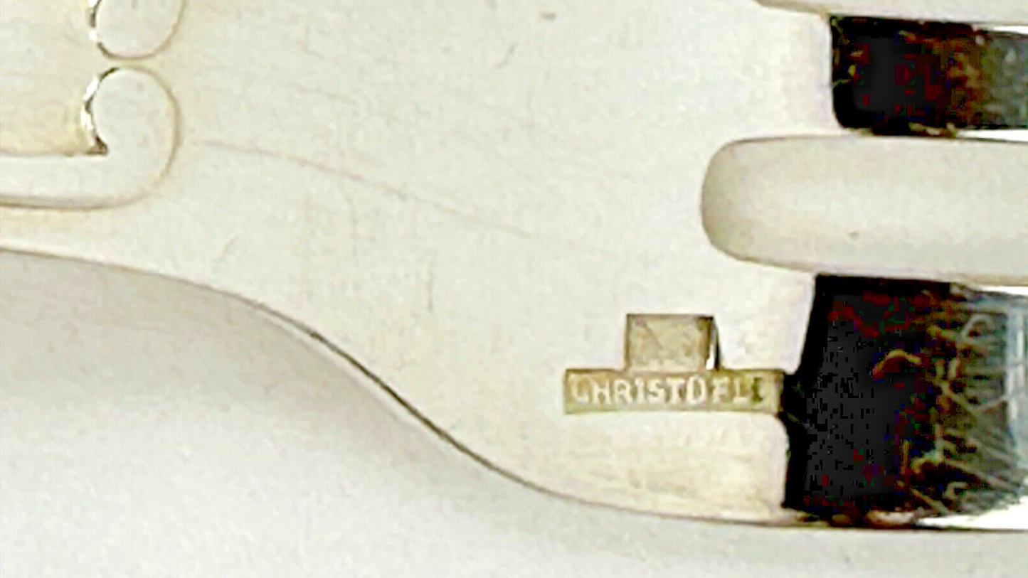 Série de 6 fourchettes à gâteau Christofle modèle Vendôme