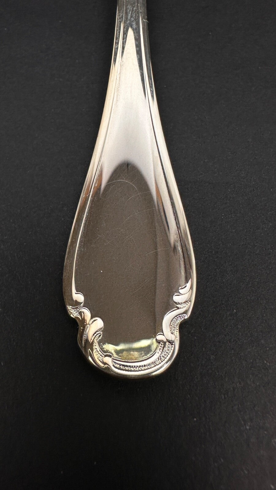 Christofle,  cuillère à soupe,  modèle Pompadour, Paris. Neuve.