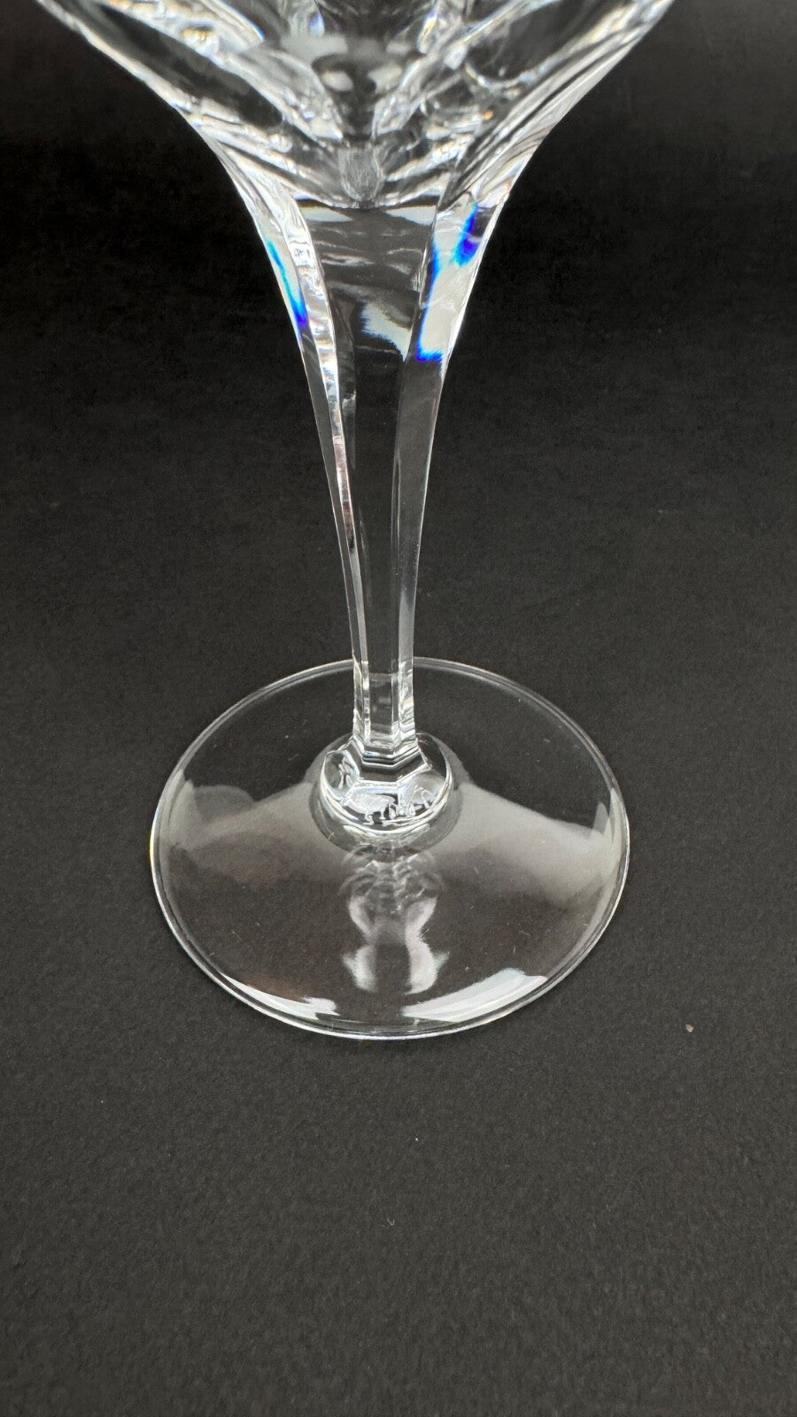 Lalique suite de 6 verres à eau modèle Tuileries