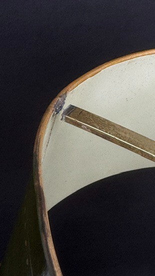 Lampe bouillotte en bronze XIXème