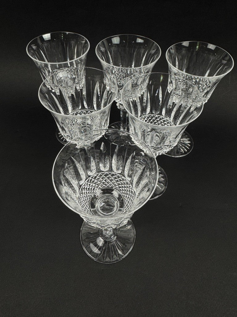 saint-Louis, modèle Tommy, suite de 6 verres à vin blanc, taille 4