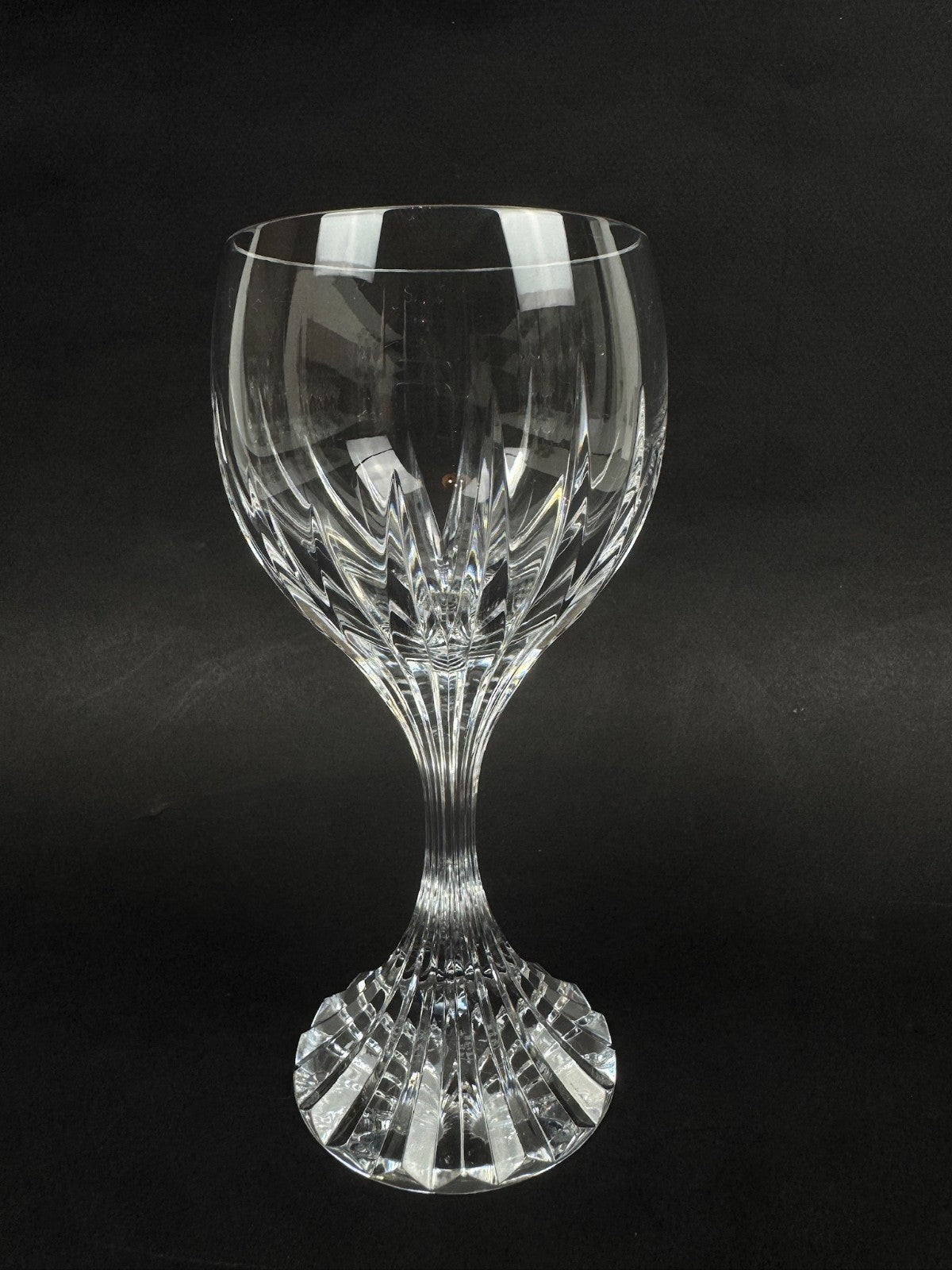 Série de 6 verres à eau 17,5 cm Masséna de Baccarat état neuf !