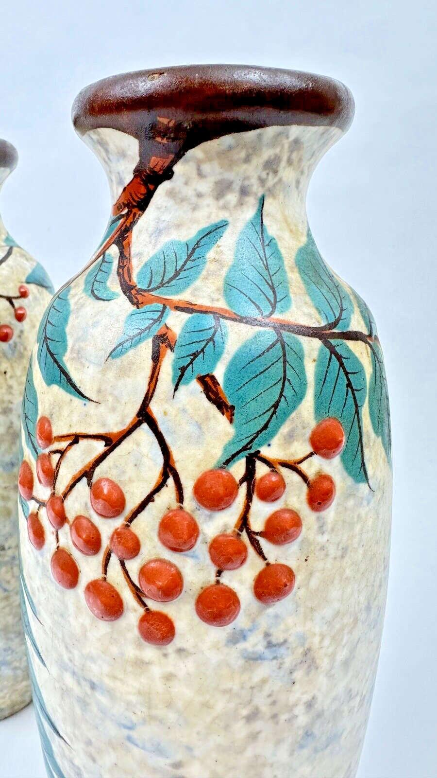 Belle Paire De Vases Art Déco De Louis Auguste Dage