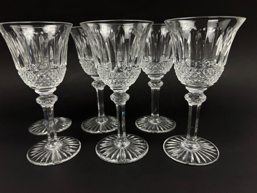 Saint-Louis, modèle Tommy, suite de 6 verres à Porto, taille 5