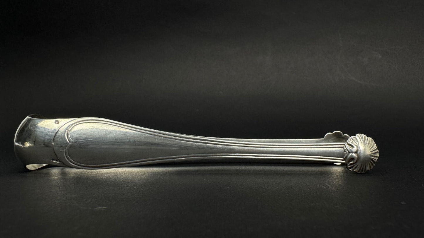 CHRISTOFLE ANCIENNE PINCE A SUCRE METAL ARGENTE art deco sugar tongs