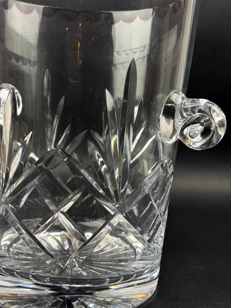 Cristal de Lorraine, très joli seau à champagne en cristal taillé